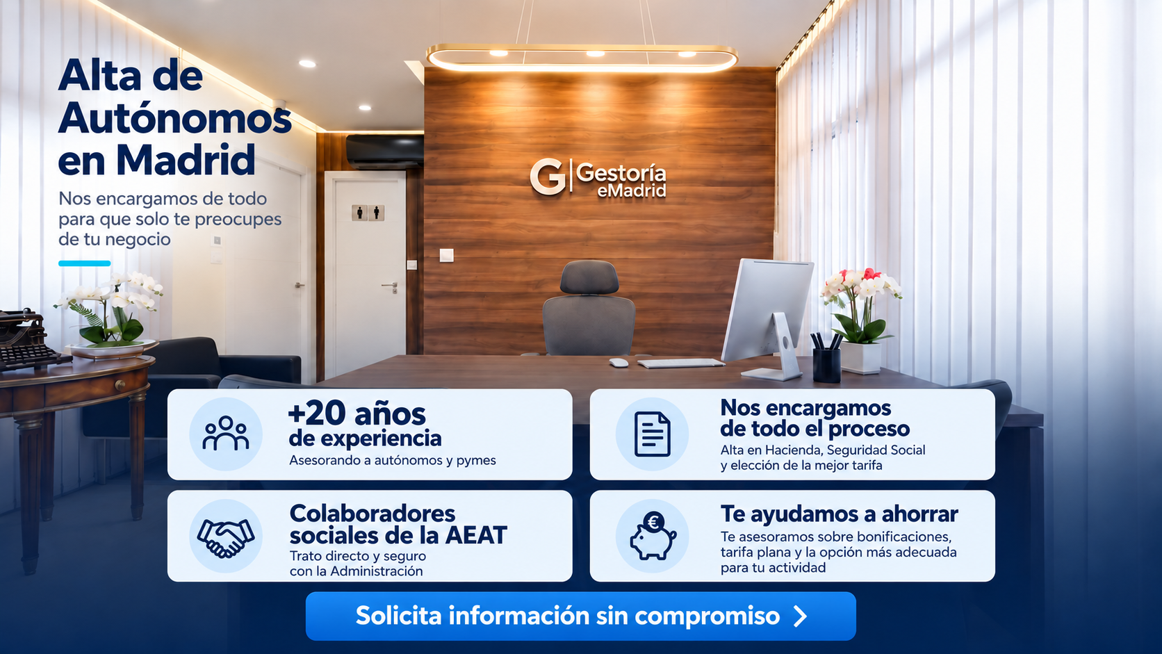 Alta de autónomos en Madrid Alta de autónomos en Madrid - Gestoría eMadrid