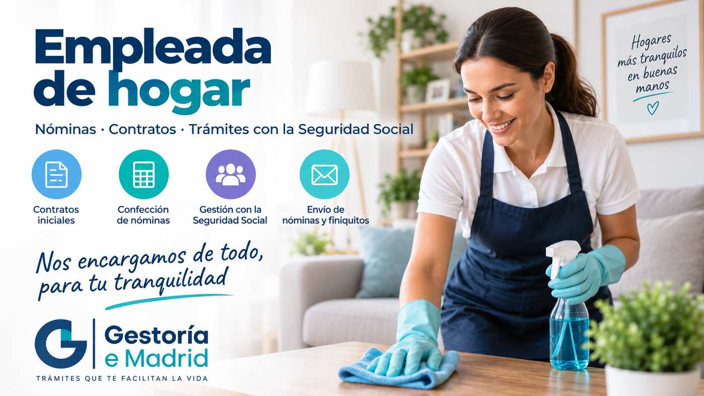 Empleada de hogar - Gestoría eMadrid Gestoría para trámites de empleada de hogar