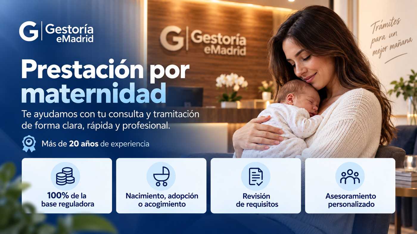 Gestoría para solicitar prestación por maternidad